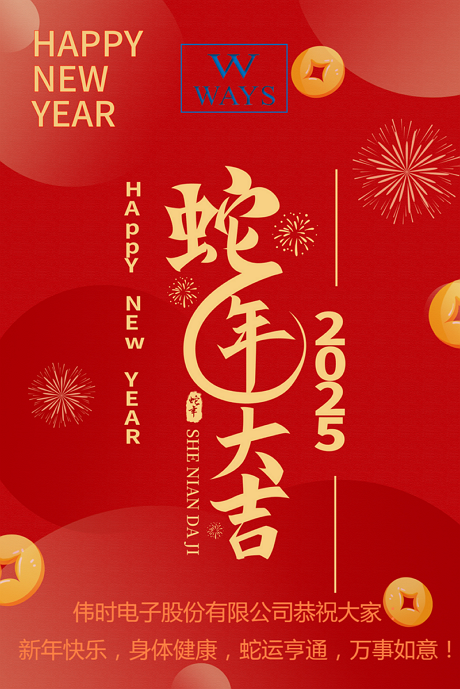 球速体育电子股份有限公司2025年新年祝福